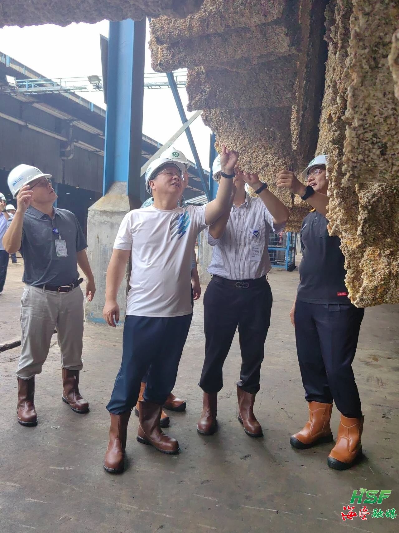 包洪文一行調(diào)研合盛農(nóng)業(yè)SGO加工廠。